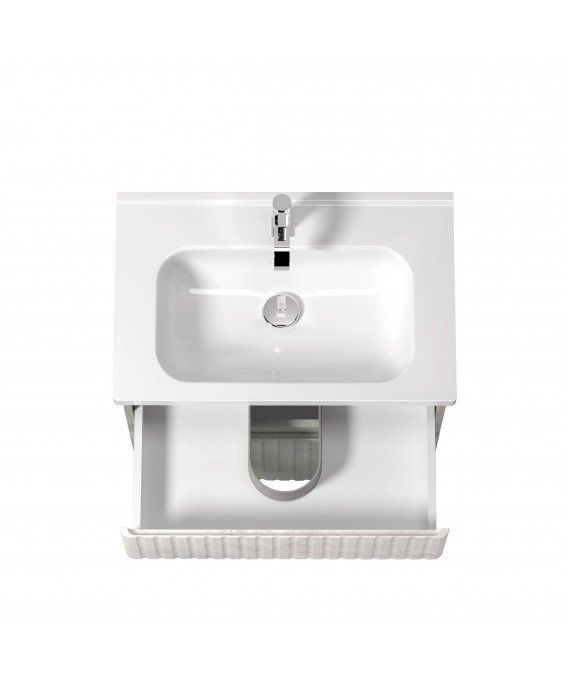 Тумба Straight 70-U з умивальником ID-70 на ніжках / підвісна