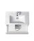 Тумба Straight 80-U с умывальником SU-80 напольная/подвесная