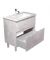 Тумба Straight 80-U с умывальником SU-80 напольная/подвесная