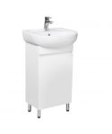 Тумба Temp 50 с умывальником Solo 50 белая
