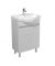 Тумба Temp 55 з умивальником Freja 55 біла
