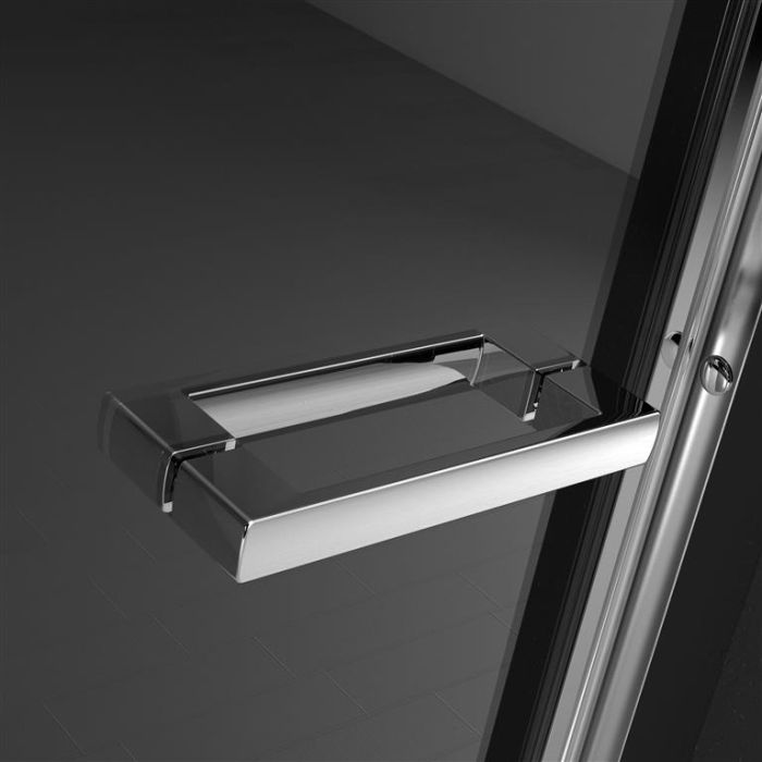 Душові двері Radaway Twist Chrome DW 900x1900 коричневе скло
