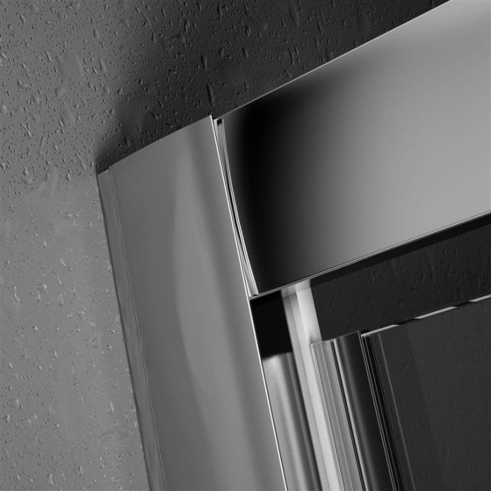 Душові двері Radaway Twist Chrome DW 900x1900 коричневе скло