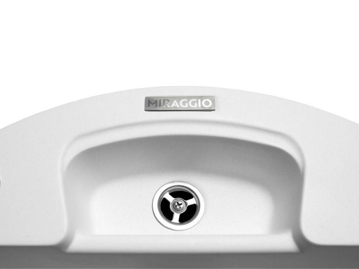 Кухонна мийка Miraggio VALENCIA біла