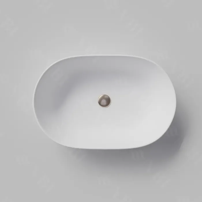 Умивальник VBI RAVENNA WHITE BLACK EDGE накладний