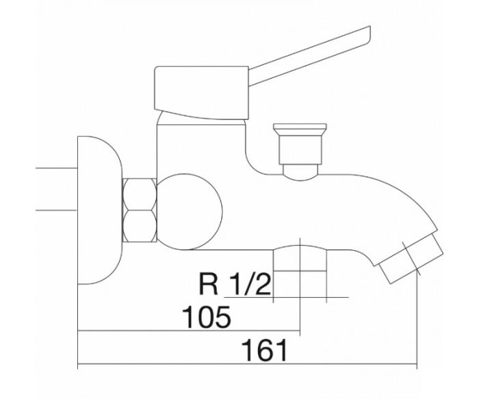 Nil Смеситель для ванны 5011501 VENEZIA