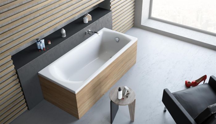 Ванна акриловая Radaway KEA 160x75 с ножками и сифоном R135L