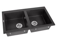 Кухонна мийка Miraggio WESTEROS чорна