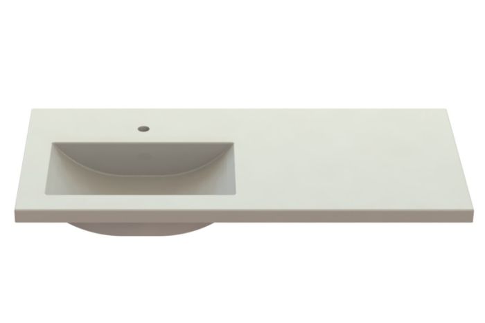 Умывальник «Юнона» 125 см L белый А100 глянец