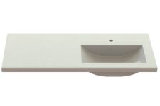 Умывальник «Юнона» 125 см R белый А100 глянец