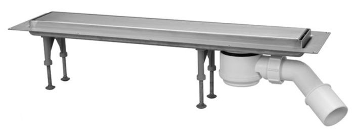 Злив McAlpine у підлогу ПРЯМОКУТНИЙ 600 мм + сифон CD-HC26-65