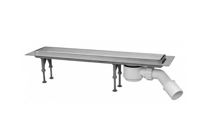 Злив McAlpine у підлогу ПРЯМОКУТНИЙ TRIBAL 800 мм + сифон CD-HC26-65